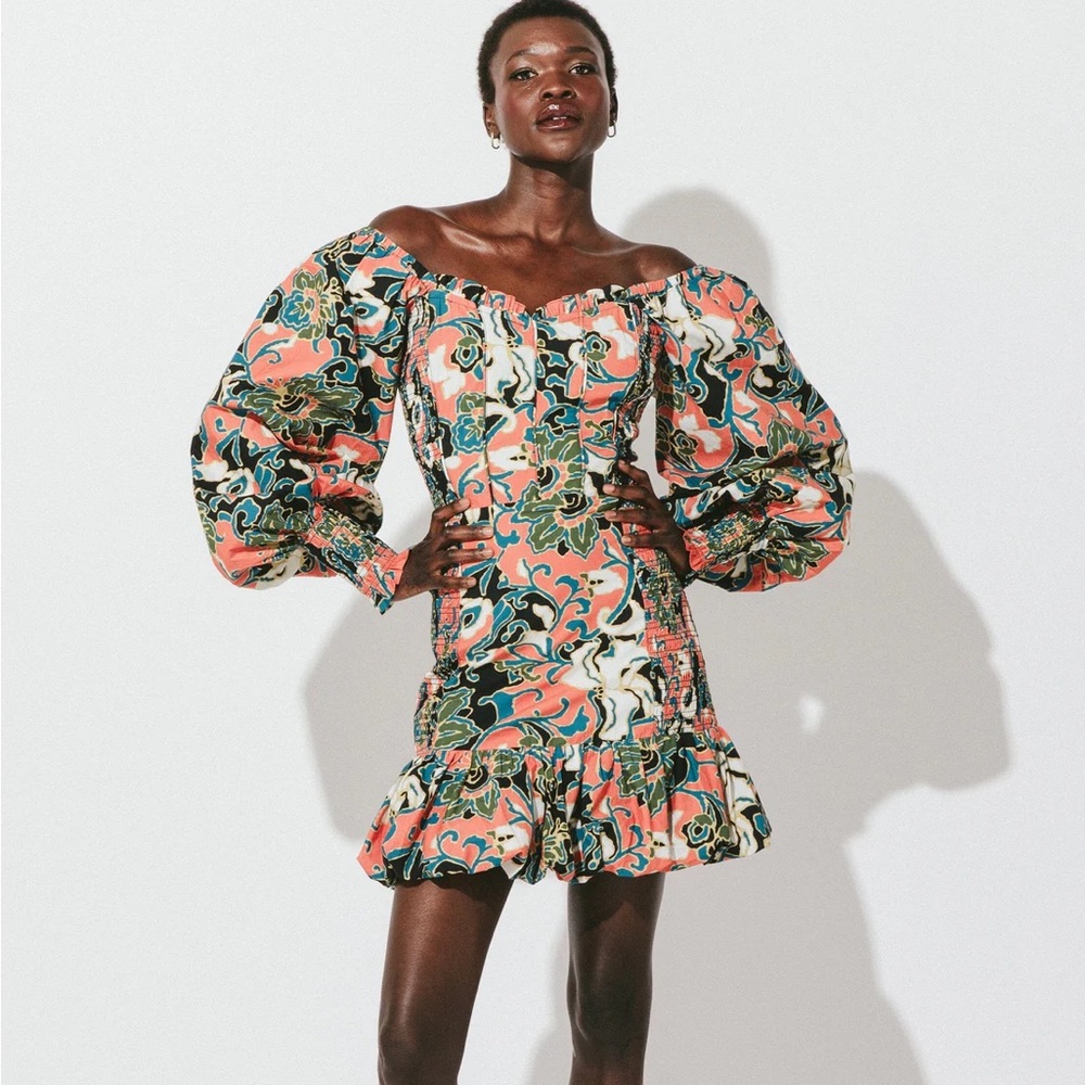 Floral Off-Shoulder Dress